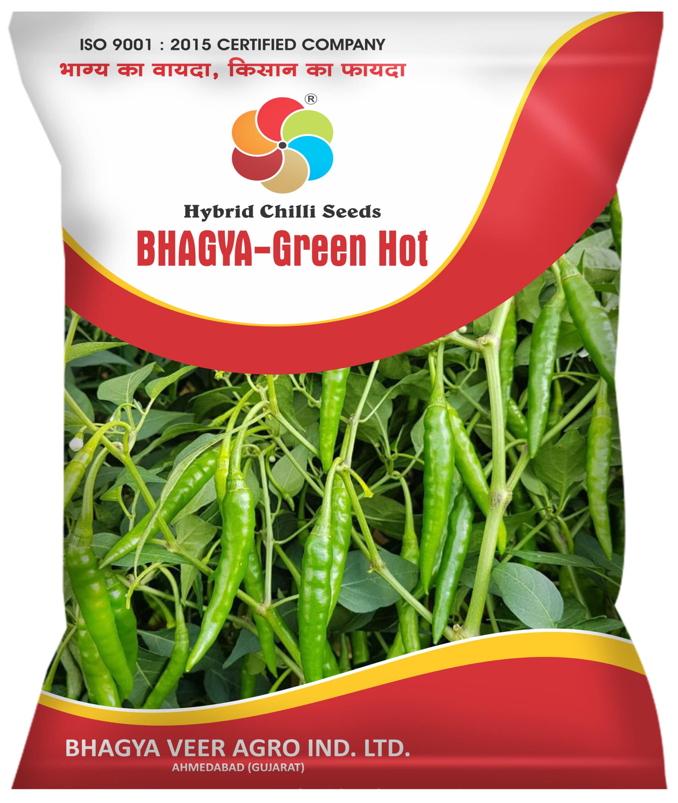 Bhagyaveer Bhagya Green Hot ( Hy. Chilli Seeds)